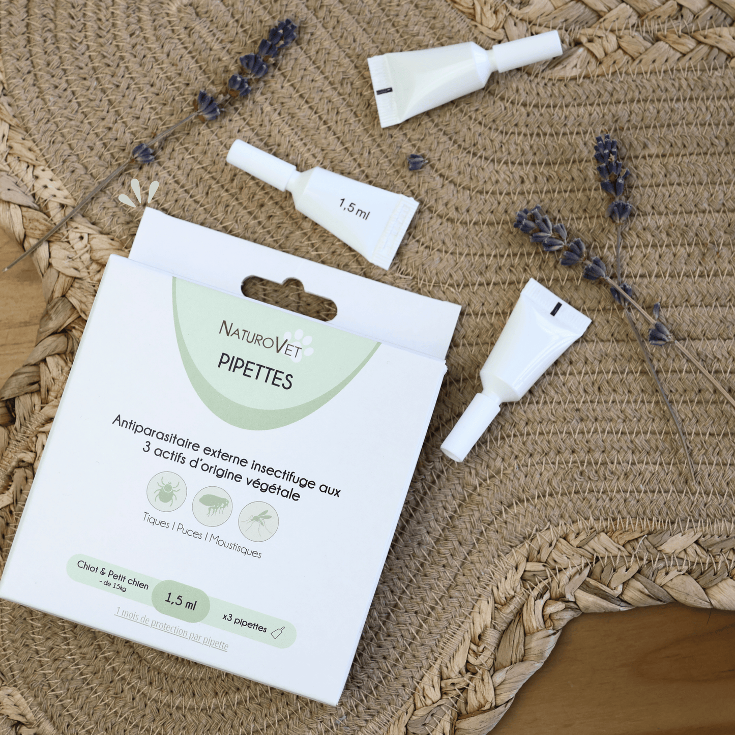 Pipettes antiparasitaires