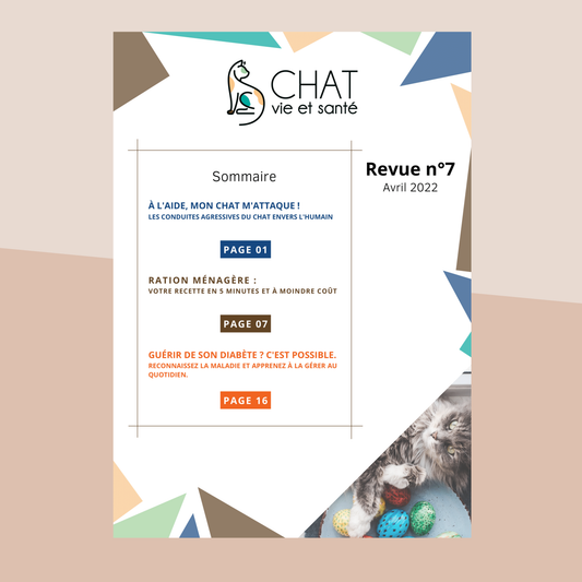 Revue n°07 - Agressivité du chat, ration ménagère économique, diabète félin, gestion quotidienne