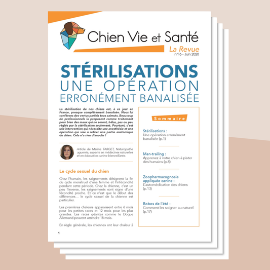 Revue n°16 - Stérilisations, man-training, zoopharmacognosie, remèdes estivaux