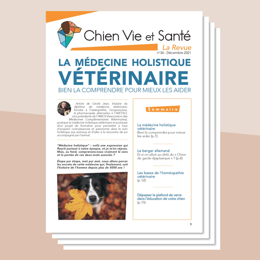 Revue n°34 - Médecine holistique, berger allemand, homéopathie, éducation
