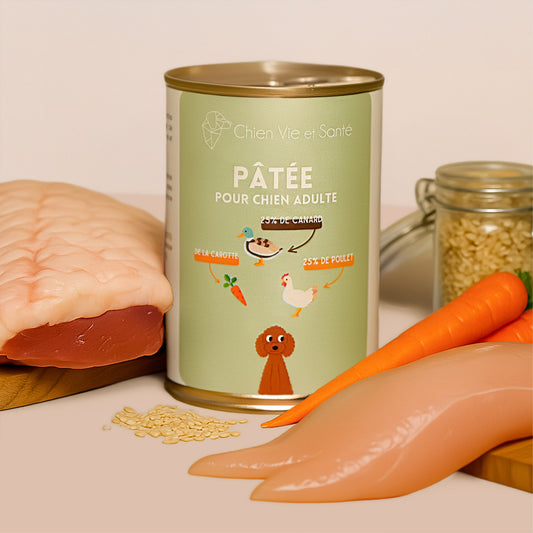 Pâtée riche en canard
