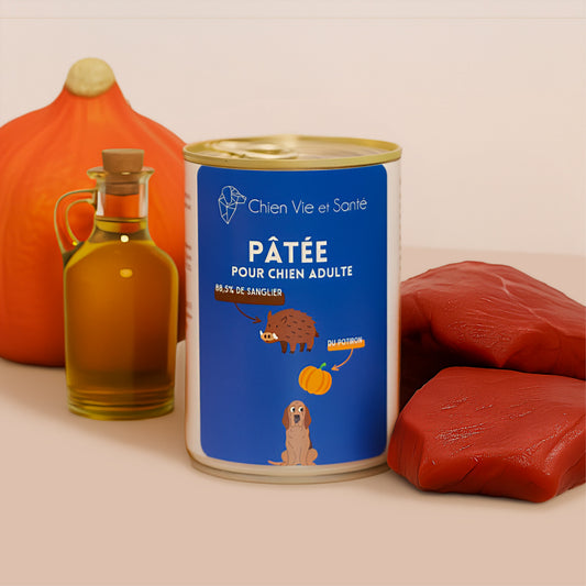 Pâtée riche en sanglier & potiron